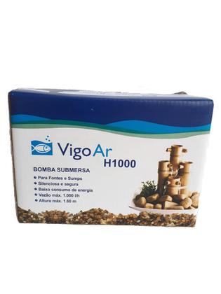 Imagem de Bomba Submersa Fonte H1000 VigoAr Cascata Aquario eleva 1,5M