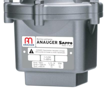 Imagem de Bomba submersa vibratória para poço ANAUGER SAPPO 5G 127V