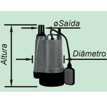 Imagem de Bomba Submersível Para Drenagem 220V AGS100 Anauger