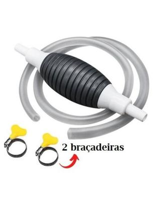Imagem de Bomba Sucção Manual Transferência Óleo Etanol Água Gasolina