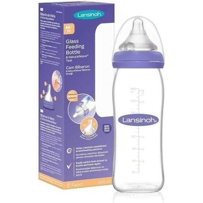 Imagem de Bomba Tira Leite Dupla Elétrica Mãos Livres Lansinoh com Mamadeira de Vidro GRÁTIS