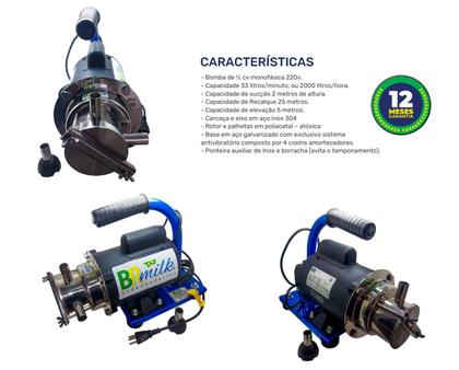 Imagem de Bomba Transferência Leite Btl 2000 Completa Ordenhadeira