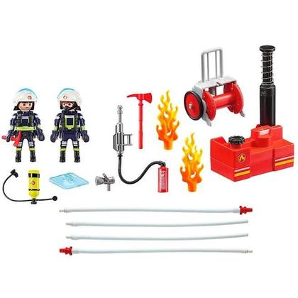 Imagem de Bombeiros Com Bomba De Água Playmobil Sunny 9468