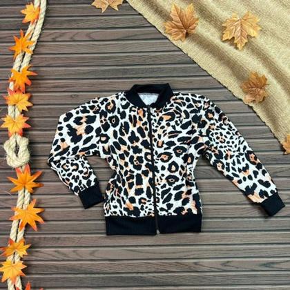 Imagem de Bomber Infantil Mini Blogueira Casaco Kit 2 Jaqueta Novidade