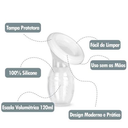 Imagem de Bombinha Manual De Tirar Leite Bomba Tira Leite Materno