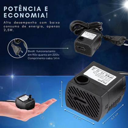 Imagem de Bombinha Para Bebedouros Pet Com Fluxo Contínuo E Econômico