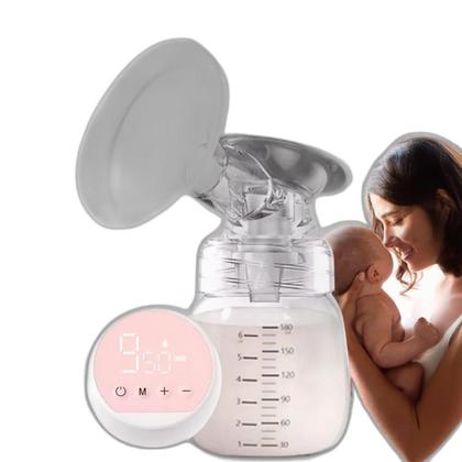 Imagem de Bombinha Tira Leite Elétrico Digital 180Ml Usb Silicone