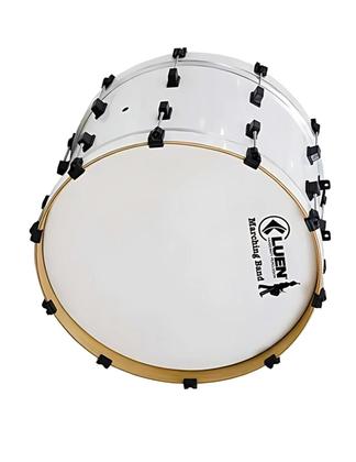 Imagem de Bombo luen 22x14 rvt frm aro mad pele ct snare mr dpla afn marcial