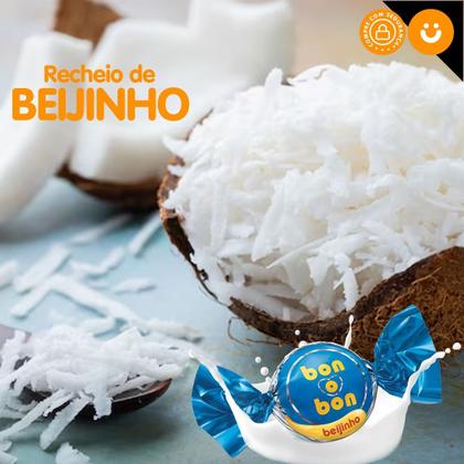 Imagem de Bombom Bon O Bon Arcor Recheio Beijinho 750g Pacote 50un