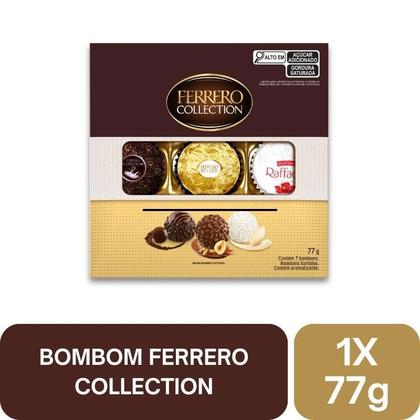 Imagem de Bombom Chocolate Ferrero Rocher Collection Caixa 77g