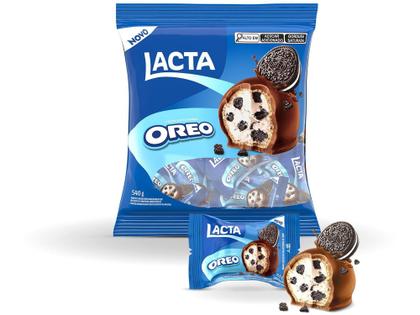 Imagem de Bombom Oreo Lacta ao Leite Baunilha com Biscoito 540g