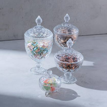 Imagem de Bomboniere Potiche Decorativo Diamond Lyor 7767