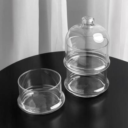 Imagem de Bomboniere Vidro 26Cm C/3 Divisorias