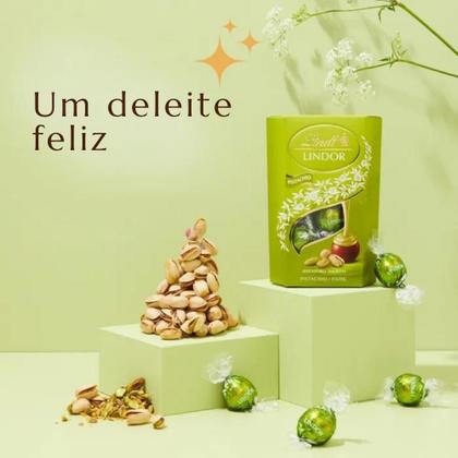 Imagem de Bombons de Chocolate Suiço Lindt Lindor Pistache Caixa 200g
