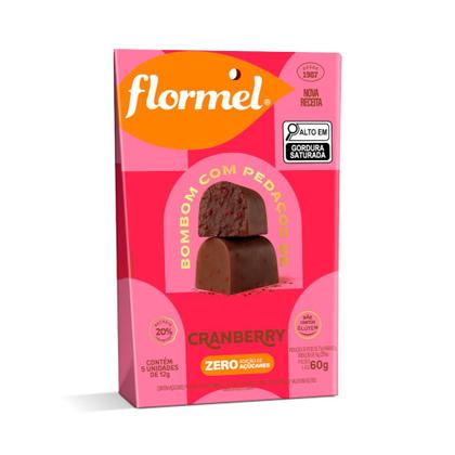 Imagem de Bombons Flormel com Pedaços de Cranberry 60g