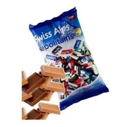 Imagem de Bombons suíços sortidos swiss alps napolitains 500g  presente premium importado