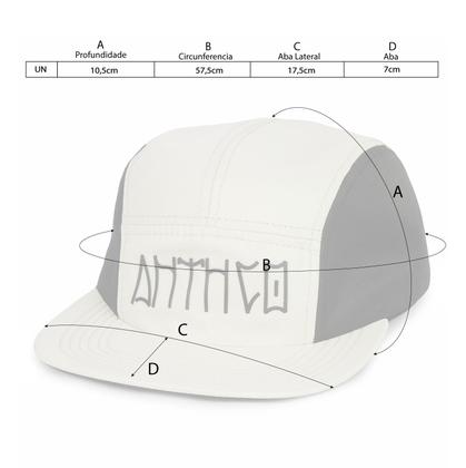 Imagem de Boné 5 Five Panel Bege Aba Reta Style Masculino