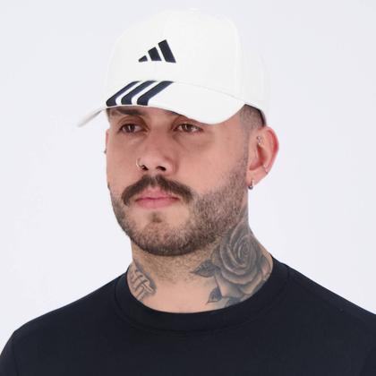 Imagem de Boné Adidas 3 Listras Branco