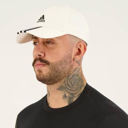 Imagem de Boné Adidas Baseball 3 Listras Branco