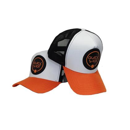 Imagem de Boné Beach Tennis Trucker Logo Preto E Laranja