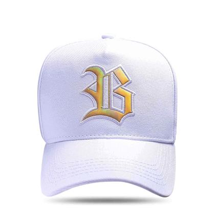 Imagem de Boné BLCK Brasil Aba Curva Snapback Logo Holografic Dourado