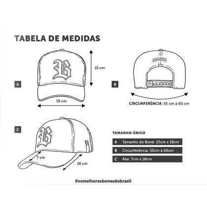 Imagem de Boné BLCK Brasil Aba Curva Snapback Wings Holographic Asas