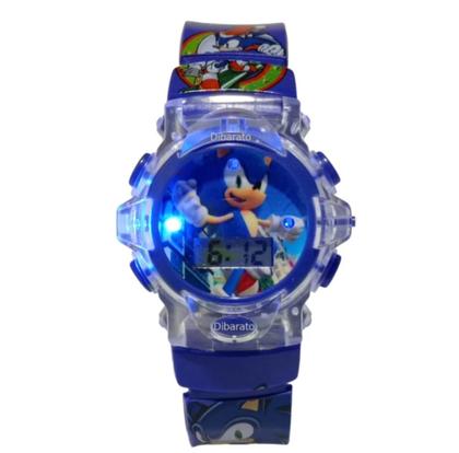 Imagem de Boné boneco e relógio musical com led infantil masculino , qualidade e preço justo.