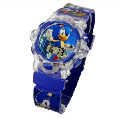 Imagem de Boné boneco e relógio musical com led infantil masculino , qualidade e preço justo.