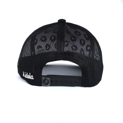 Imagem de Boné Chess Use A Ideia modelo Trucker com Telinha. Preto e Branco, Tamanho único