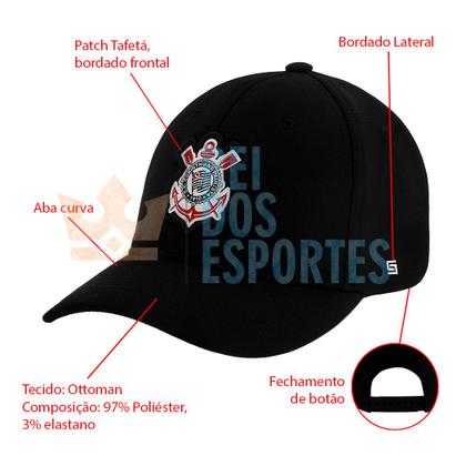 Imagem de Boné Corinthians Patch Bordado Frontal Oficial Supercap