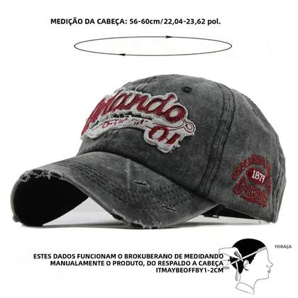 Imagem de Boné de Beisebol Unissex Ajustável Orlando 01 - Bordado - Primavera/Outono