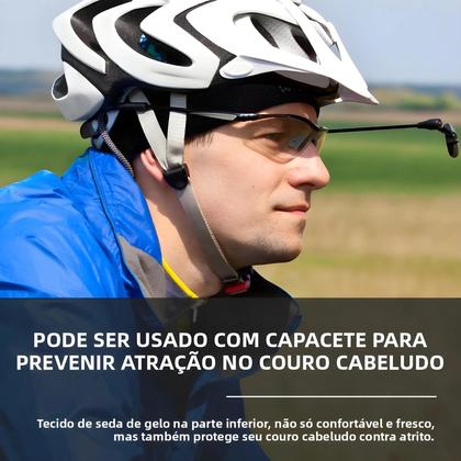 Imagem de Boné De Ciclismo Respirável, Com Secagem Rápida E Elástico, Ideal Para Corrida, Caminhada E