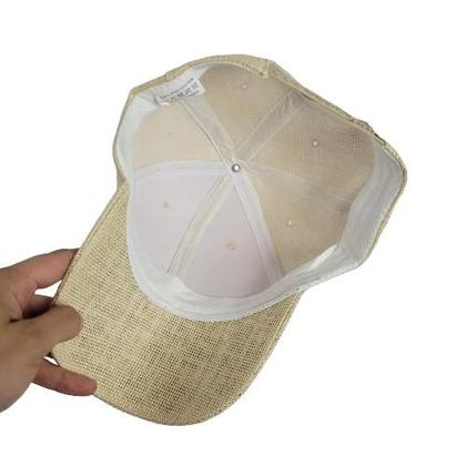 Imagem de Boné de Palha Modelo Unissex Luxuoso com Acabamento Premium Ajustável