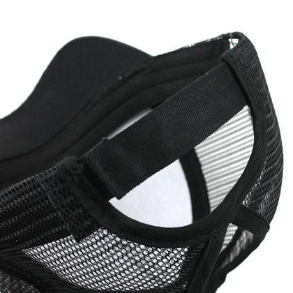 Imagem de Boné Feminino Brilho Glitter Com Saída Rabo De Cavalo Preto