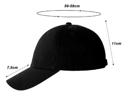 Imagem de Boné Liso Básico Adulto Unissex Ajuste Aba Curva Em Cores