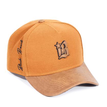 Imagem de Boné Masculino Black Brazil Caramelo Aba Curva Logo Bordado