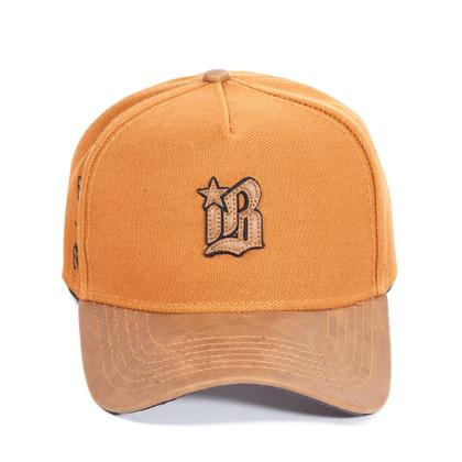 Imagem de Boné Masculino Black Brazil Caramelo Aba Curva Logo Bordado