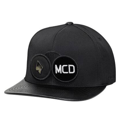 Imagem de Boné MCD Aba Reta Fitão Strapback Especial Flexfit tiras autocolantes Preto