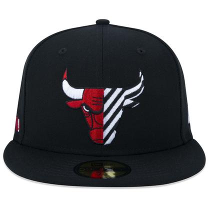 Imagem de Bone New Era 59FIFTY NBA NETO 78 Chicago Bulls Aba Reta Preto Aba Reta Fitted Preto