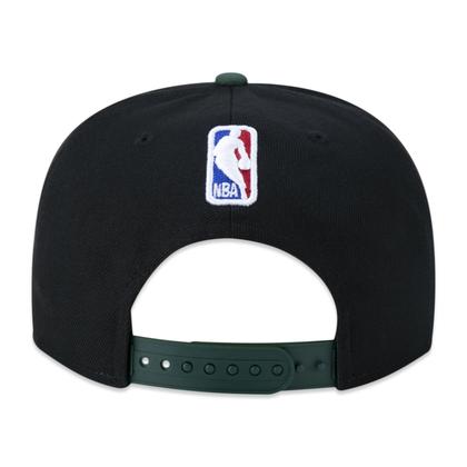 Imagem de Bone New Era 9FIFTY Milwaukee Bucks Tip-Off Aba Reta Aba Reta Snapback Preto