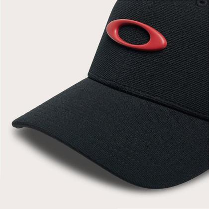 Imagem de Boné Oakley Tincan Cap Pitch Black/Flame Red