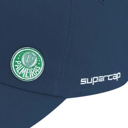 Imagem de Boné Palmeiras Patch Bordado Licenciado Supercap Azul