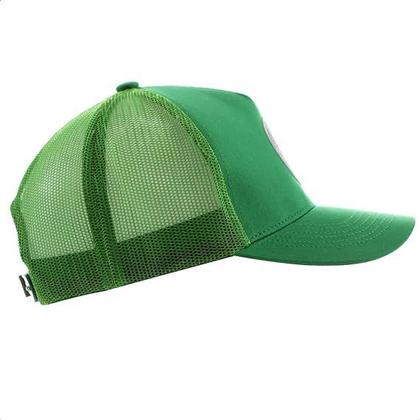 Imagem de Bone Palmeiras Trucker Silk Bordado Verde medio