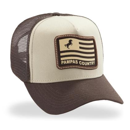 Imagem de Boné Peão Rodeio Bandeira Exclusiva Pampas Country Estilo Sertanejo