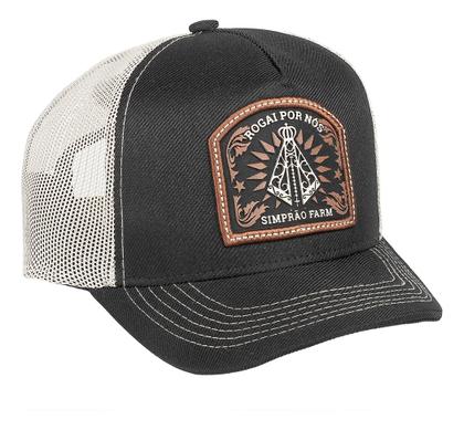 Imagem de Boné Simprão Trucker Bordado Religioso Nossa Senhora Aparecida Original