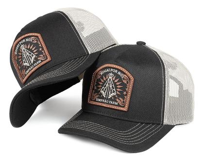 Imagem de Boné Simprão Trucker Bordado Religioso Nossa Senhora Aparecida Original