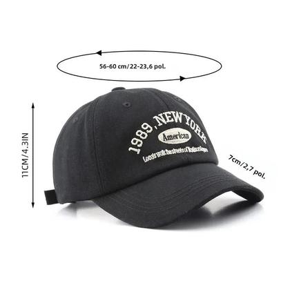 Imagem de Boné Snapback Unissex com Letras Bordadas - Algodão Macio