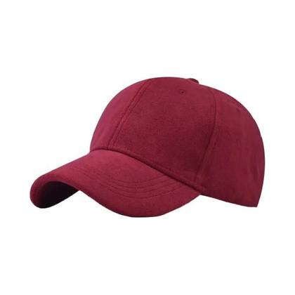 Imagem de Boné Snapback Unissex de Camurça - Chapéu Hip Hop para Outono