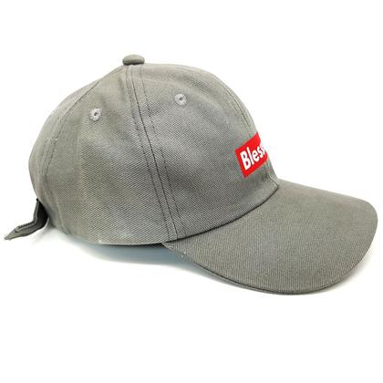 Imagem de Boné Strapback Baseball Cinza Blessed Original Côrte