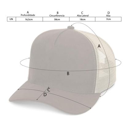 Imagem de Boné Trucker Country Liso Redinha Aba Curva Barato Simples